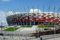 Varsovie, le Stade national.