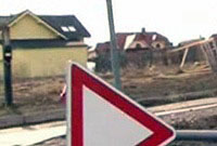 Panneau de signalisation en république tchèque