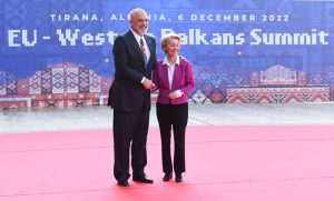Sommet UE-Balkans occidentaux de Tirana (6 décembre 2022).