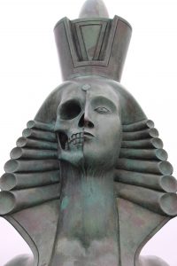 Sphinx métaphysique - Monument aux victimes des répressions politiques, Saint-Pétersbourg (photo Céline Bayou, 2019).