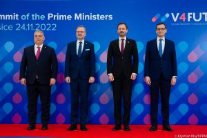 Sommet des Premiers ministres du V4 à Košice (Slovaquie, novembre 2022). Copyright : gov.pl.